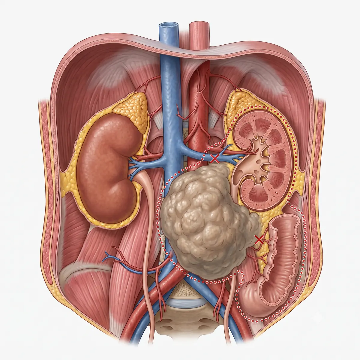 Planejamento de ressecção multivisceral de sarcoma retroperitoneal
